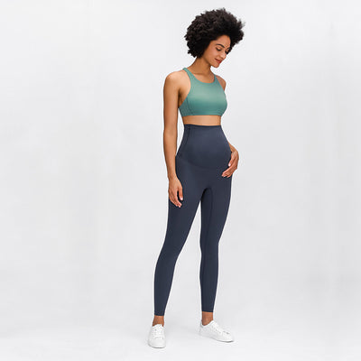 Pantalones de Yoga Premamá en Tonos Nude - Image 12