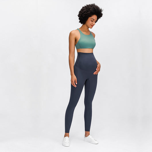 Pantalones de Yoga Premamá en Tonos Nude - Image 12