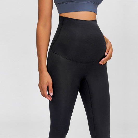 Pantalones de Yoga Premamá en Tonos Nude - Image 9