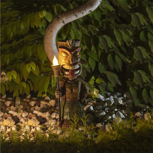 Luz Solar Decorativa Maya Totem - Iluminación LED para Jardín - Image 10