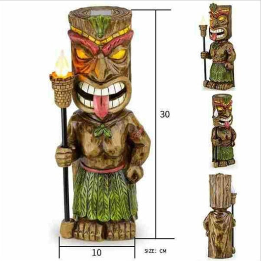 Luz Solar Decorativa Maya Totem - Iluminación LED para Jardín - Image 3