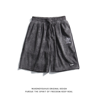 Shorts Corduroy Retro Hombre - Estilo Urbano Casual Distressed - Image 8