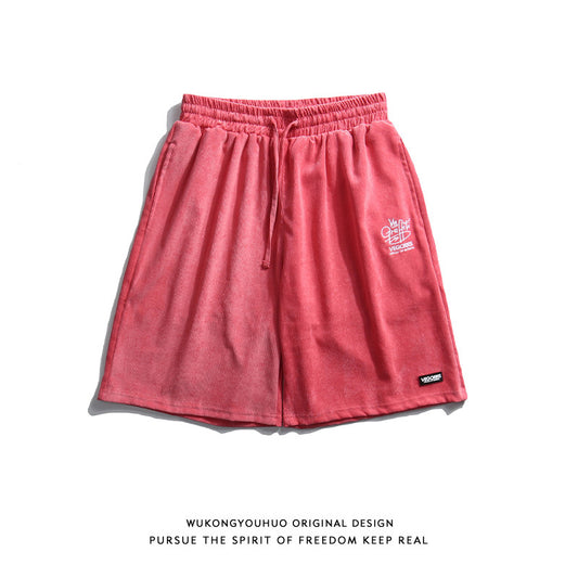 Shorts Corduroy Retro Hombre - Estilo Urbano Casual Distressed - Image 2