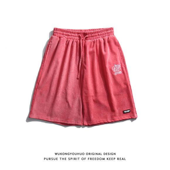 Shorts Corduroy Retro Hombre - Estilo Urbano Casual Distressed