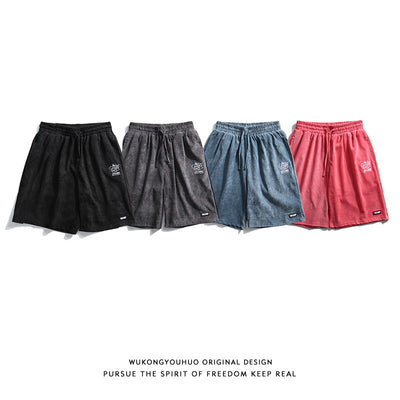 Shorts Corduroy Retro Hombre - Estilo Urbano Casual Distressed