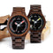 Reloj de Madera Multifunción con Movimiento Dual LED