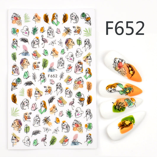 Pegatinas de Uñas 5D con Relieve Tridimensional Japonesas - Image 20
