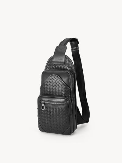 Bolsa de Pecho en Cuero Vacuno Encerado para Hombre - Image 10