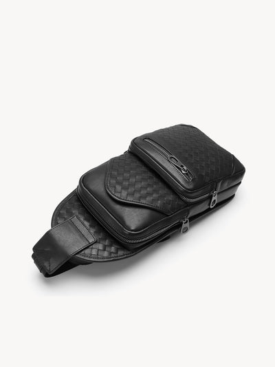 Bolsa de Pecho en Cuero Vacuno Encerado para Hombre - Image 4