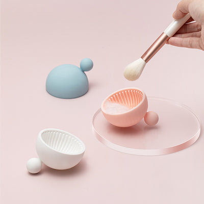 Limpiador de Brochas de Maquillaje Esférico