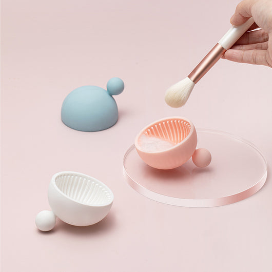Limpiador de Brochas de Maquillaje Esférico