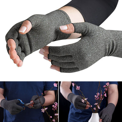 Guantes de Compresión sin Dedos para Artritis y Rehabilitación