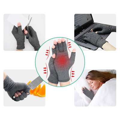 Guantes de Compresión sin Dedos para Artritis y Rehabilitación - Image 5
