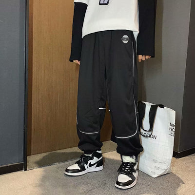 Pantalones Harlan Skinny Reflectantes Hip-Hop de 9 Puntos