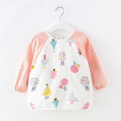Babero Delantal de Algodón con Bolsillo para Bebés y Niños - Image 3