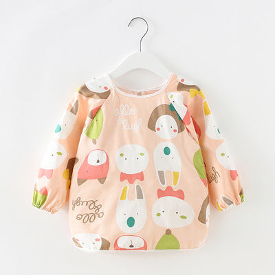 Babero Delantal de Algodón con Bolsillo para Bebés y Niños - Image 4