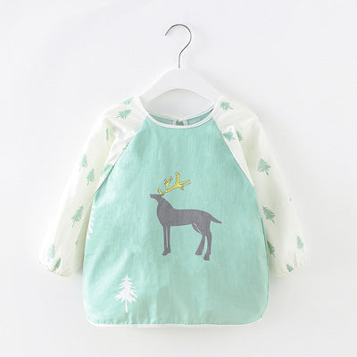 Babero Delantal de Algodón con Bolsillo para Bebés y Niños - Image 5