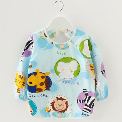 Babero Delantal de Algodón con Bolsillo para Bebés y Niños - Image 6