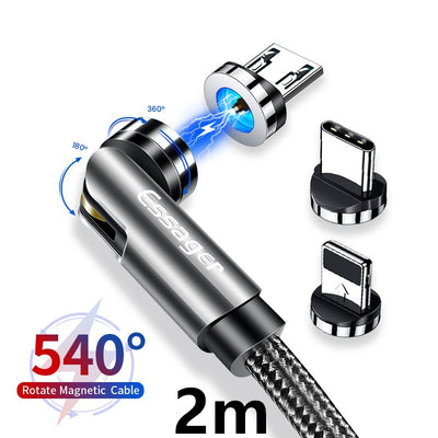 Cable Magnético Rotatorio Essager con Carga Rápida - Image 21