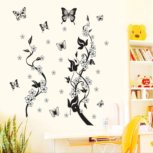 Adhesivo Decorativo de Pared Mariposas y Flores - Diseño Premium Tercera Generación - Image 6