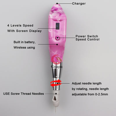 Máquina de Tatuaje Inalámbrica de 4 Velocidades Ajustables - Image 5
