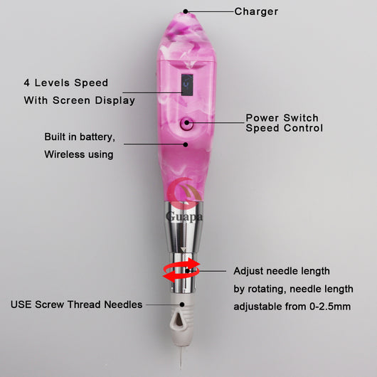 Máquina de Tatuaje Inalámbrica de 4 Velocidades Ajustables - Image 5