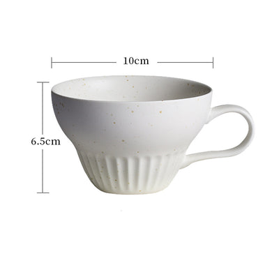 Tazas y Platillos Artesanales Raspadas a Mano - Image 14