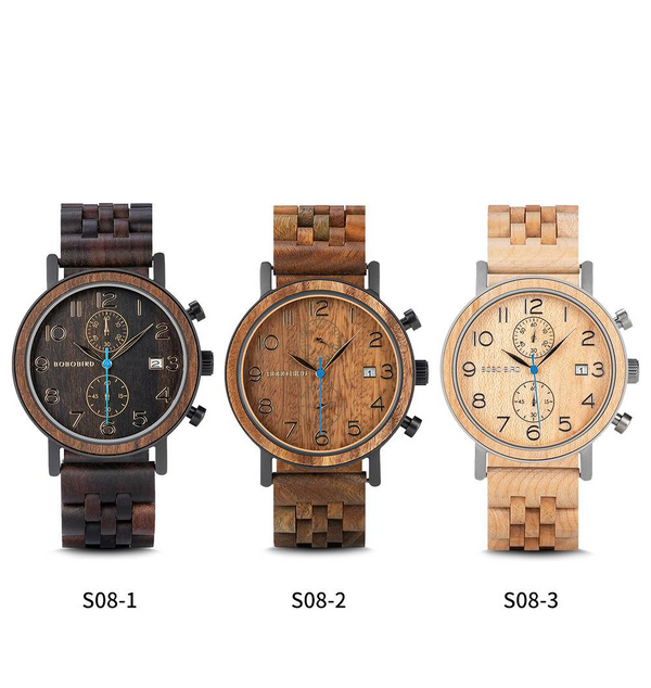 Reloj de Negocios para Hombre en Madera