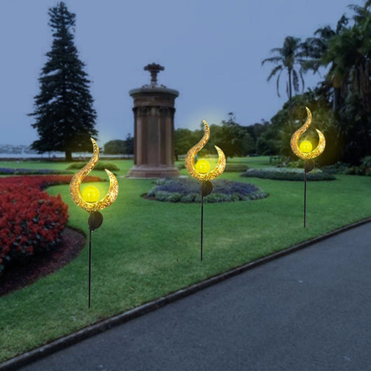 Lámpara Solar Retro de Hierro Forjado para Jardín con Proyección Decorativa - Image 6