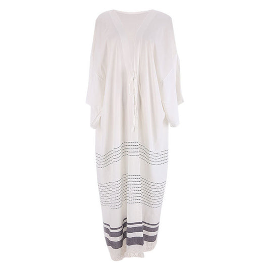 Túnica Pareo Tejida de Playa Blanca - Cubre Trajes de Baño Elegante - Image 2