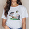 Blusa Holgada Estampado Animales Dibujos Talla Grande