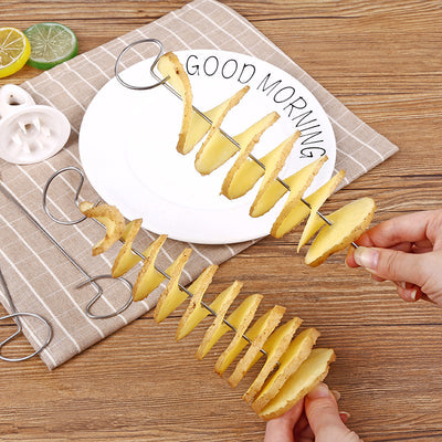 Cortador de Papas Manual Profesional - Rebanador de Papas Reutilizable para Cocina - Image 11