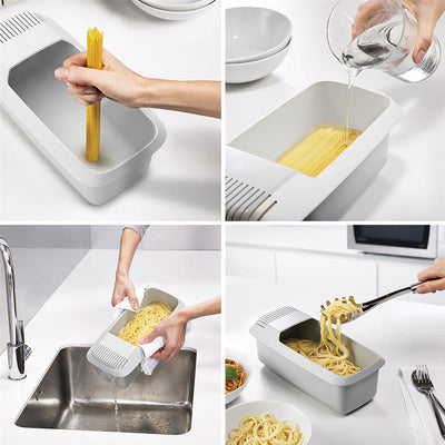 Recipiente Ecológico para Cocinar Pasta y Fideos en Microondas