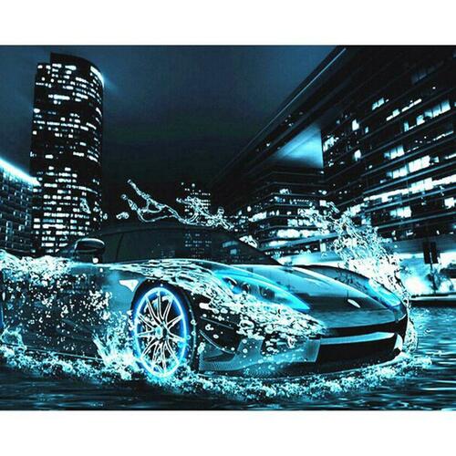 Kit de Pintura por Números Deportivo - Water Lambo - Image 6