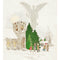 Navidad Blanca con Ángel - Kit de Pintura por Números DIY