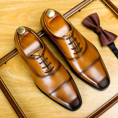Zapatos Formales de Cuero Genuino para Hombre - Piel Vacuno Premium - Image 10