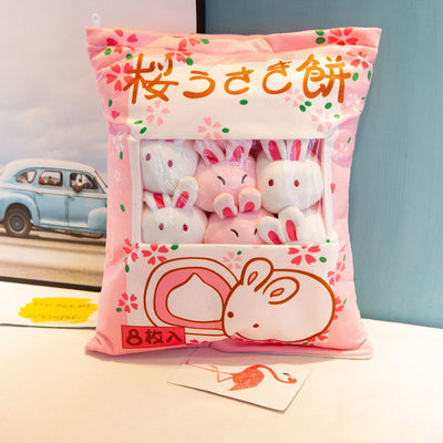 Almohada Gato Japonés Kawaii - Peluche Decorativo Adorable - Image 17