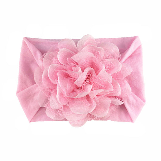 Diadema de Flores en Malla Chifón para Bebé - Image 6