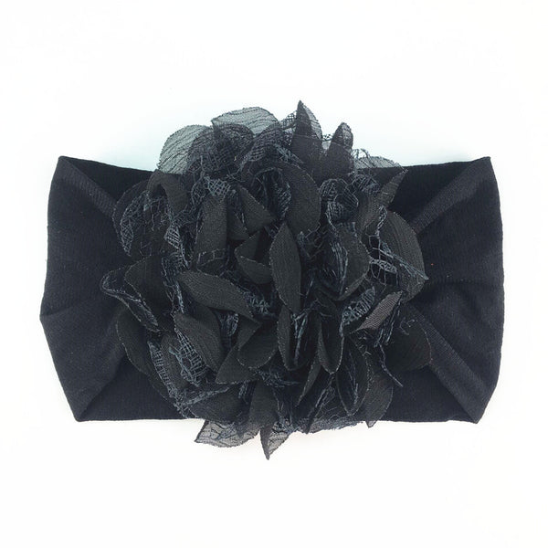 Diadema de Flores en Malla Chifón para Bebé - Image 5