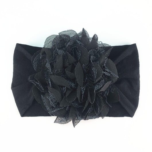 Diadema de Flores en Malla Chifón para Bebé - Image 5