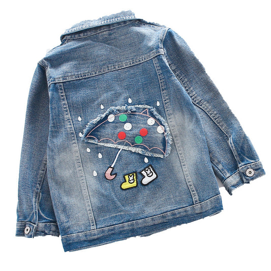 Chaqueta de Mezclilla para Niñas - Estilo Clásico y Duradero