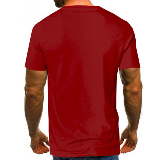 Playera Hombre Cuello Redondo Estampado 3D Naipes Manga Corta - Image 2
