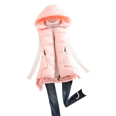 Chaleco Acolchado con Capucha para Mujer - Diseño Slim y Largo Medio - Image 8