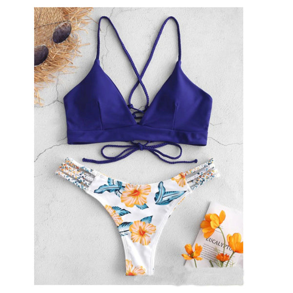 Bikini Tejido con Diseño Estampado