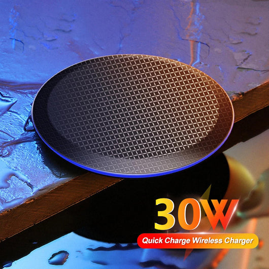 Cargador Inalámbrico 15W Disco Lattice - Carga Rápida y Segura - Image 7