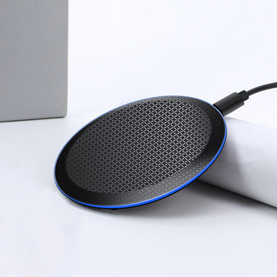 Cargador Inalámbrico 15W Disco Lattice - Carga Rápida y Segura