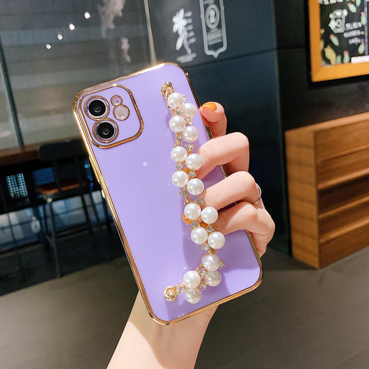 Funda para Teléfono con Pulsera de Perlas - Protección Premium 6D - Image 8