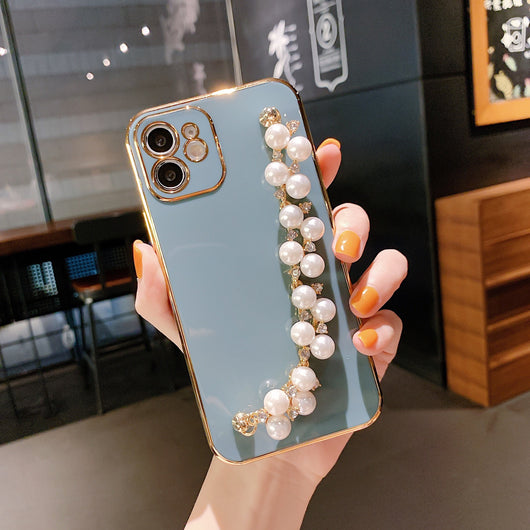 Funda para Teléfono con Pulsera de Perlas - Protección Premium 6D - Image 10