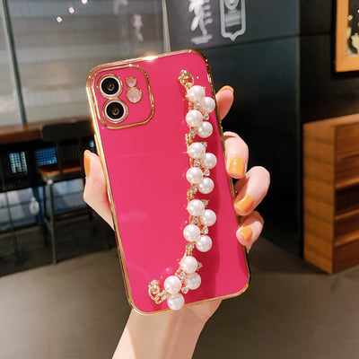 Funda para Teléfono con Pulsera de Perlas - Protección Premium 6D - Image 6