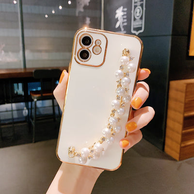 Funda para Teléfono con Pulsera de Perlas - Protección Premium 6D - Image 5
